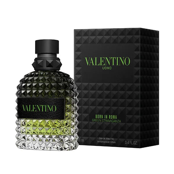 VALENTINO Born In Roma Uomo Green Stravaganza Eau de Toilette para Hombre 100ml